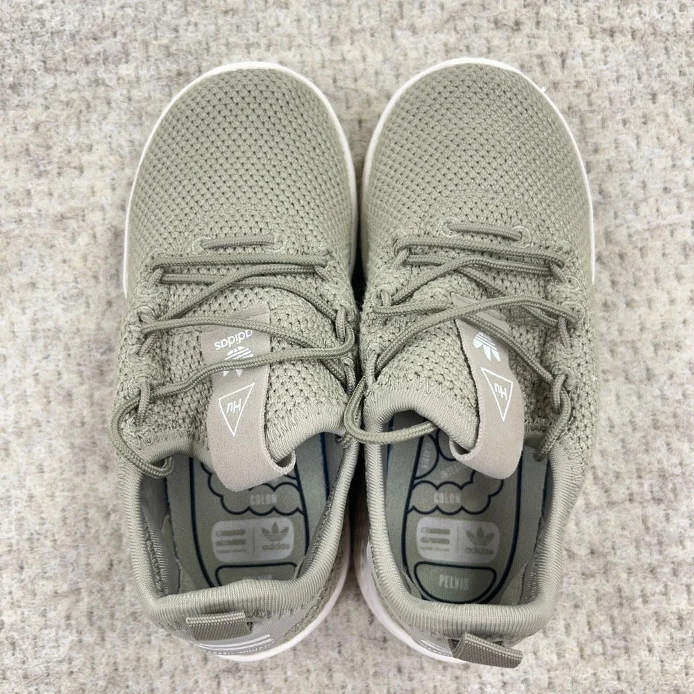 Adidas Originals HU Pharrell Williams Toddler US 8K Tan Beige Sneakers‎ Shoes